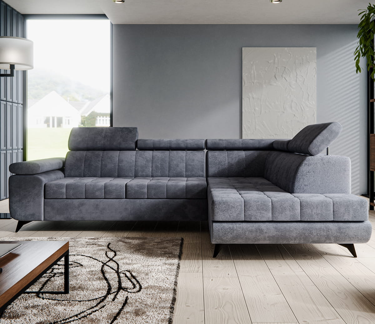 Dlaczego narożnik w kształcie litery L to idealne rozwiązanie dla Twojego salonu?