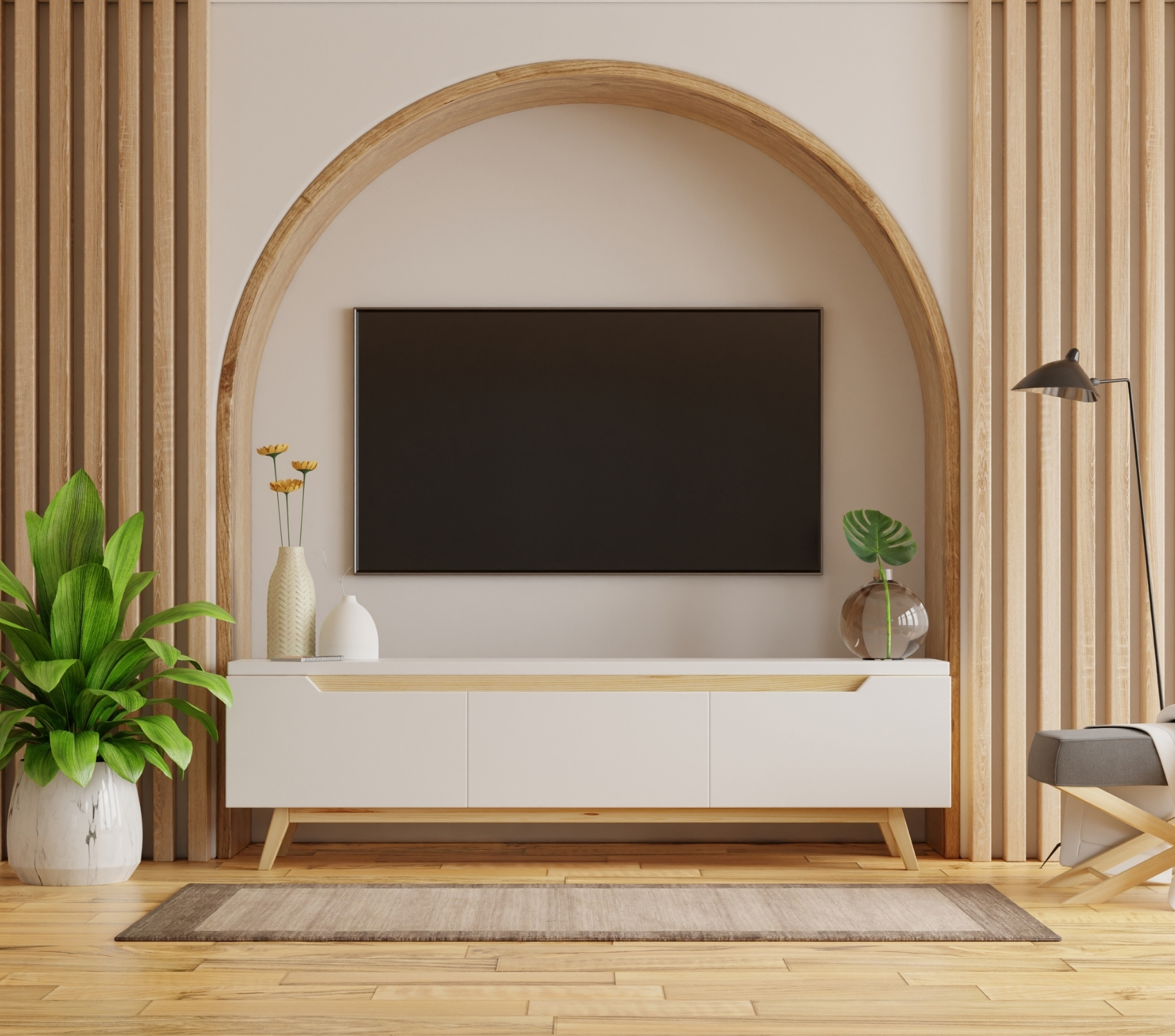 Co wyróżnia szafki RTV z płyty meblowej?