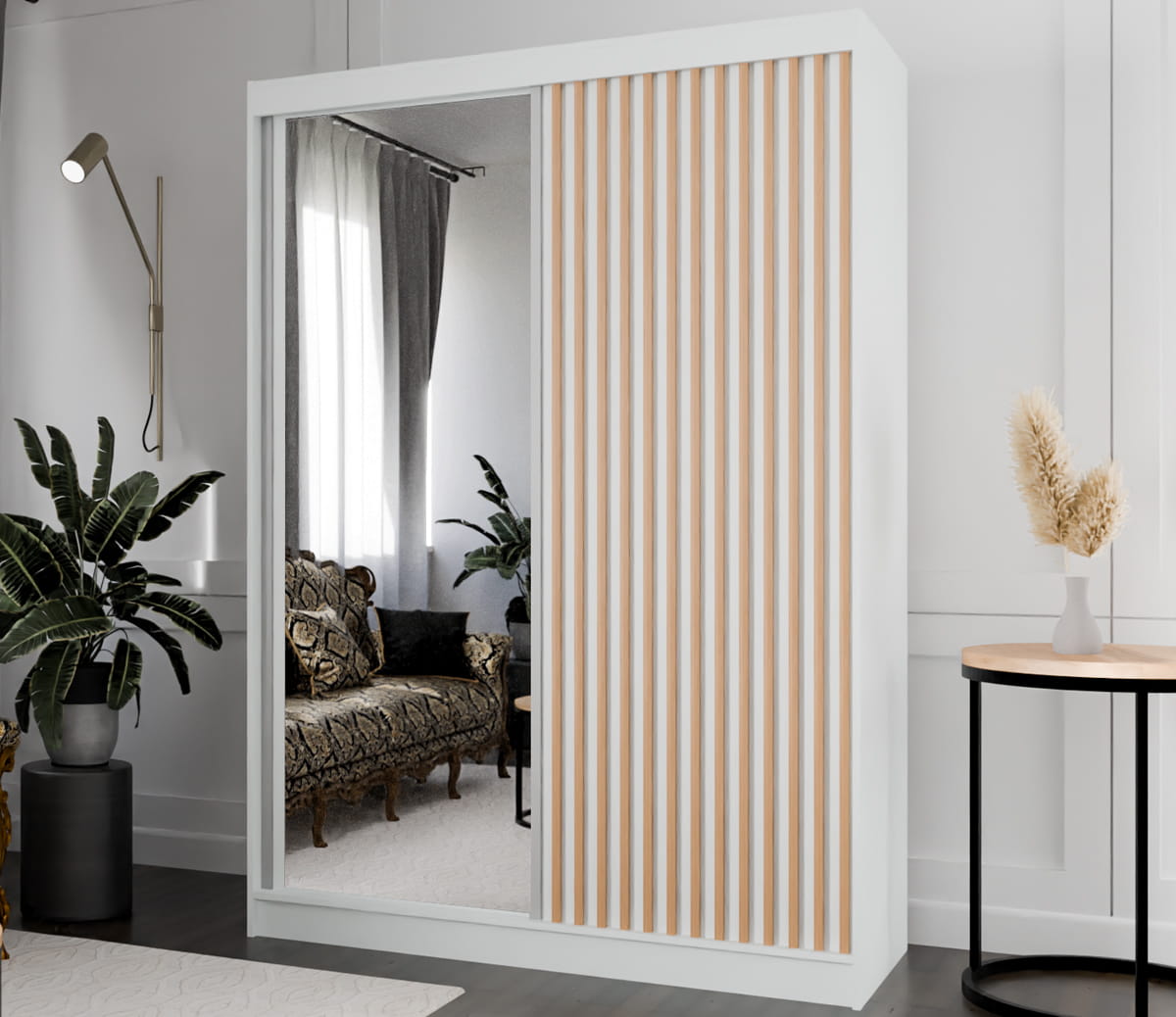 Szafa przesuwna z lustrem czy bez?