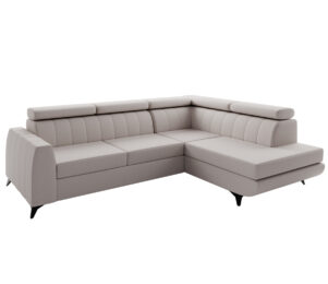 narożnik do salonu z funkcją spania i pojemnikiem