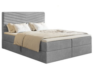 łóżko kontynentalne z zagłówkiem