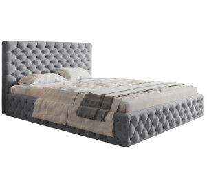 łóżko do sypialni 140x200 szare