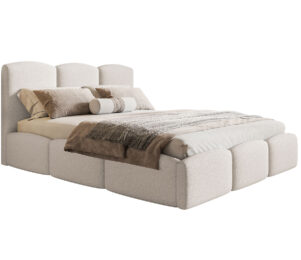 łóżko do sypialni 140x200 beżowe