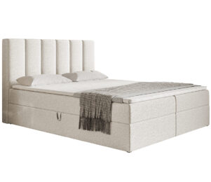 łóżko kontynentalne 140 x 200 z pojemnikiem