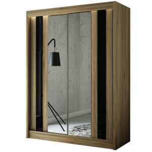 Szafa przesuwna C1 szkło lacobel z lustrem