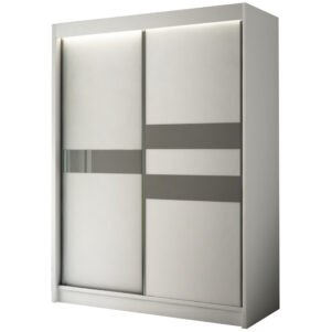 Szafa przesuwna A1 szkło lacobel