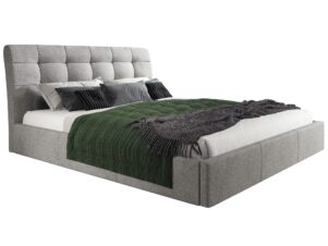 Łóżko sypialniane Alicja 160x200 sawana 21 szary