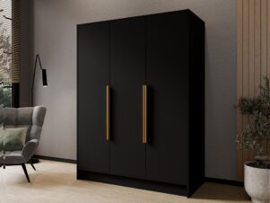 Szafa PUERTO z lustrem 150 cm z uchylnymi drzwiami KASZMIR