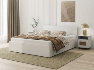 Łóżko sypialniane Maldo pojemnik na pościel