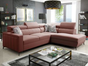 BILL 3 maxi – narożnik z funkcją spania, regulowanymi zagłówkami i pojemnikiem