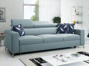 Sofa BILL – nowoczesna sofa z funkcją spania i regulowanymi zagłówkami