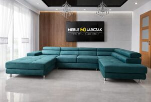 Narożnik BIGI z funkcją spania | 4 regulowanych zagłówków | 2 Pojemniki na pościel