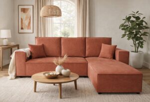 Narożnik FABIO – funkcjonalny narożnik z funkcją spania | Nowoczesny design
